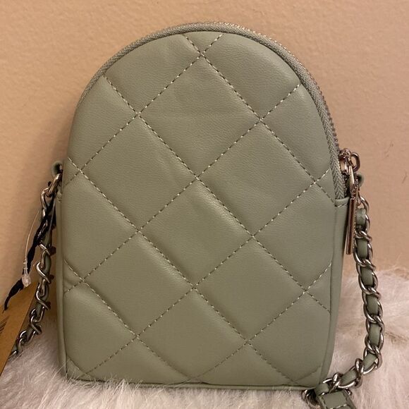 NWT Steve Madden (btaluli) Quilted Double Zip Mini Crossbody - Picture 6 of 8